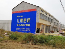 蚌埠农村墙体广告在不同形式上面展现的不同特色