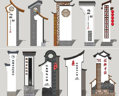 蚌埠美丽乡村标识标牌有哪些分类？