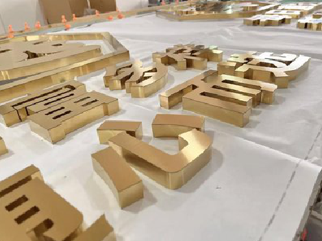 蚌埠拉丝不锈钢字的特点。